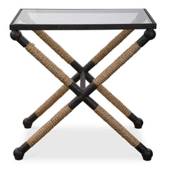 Braddock Black Coastal Accent Table - Ornate Home