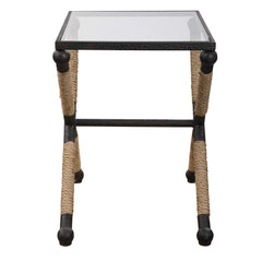 Braddock Black Coastal Accent Table - Ornate Home