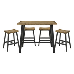 Braddock Gray 5pc Dining Set - Ornate Home