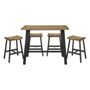 Braddock Gray 5pc Dining Set - Ornate Home