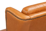 Bradford Brown Leather Recliner - Ornate Home
