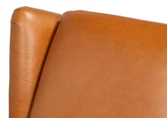 Bradford Brown Leather Recliner - Ornate Home