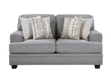 Bradford Gray Loveseat - Ornate Home