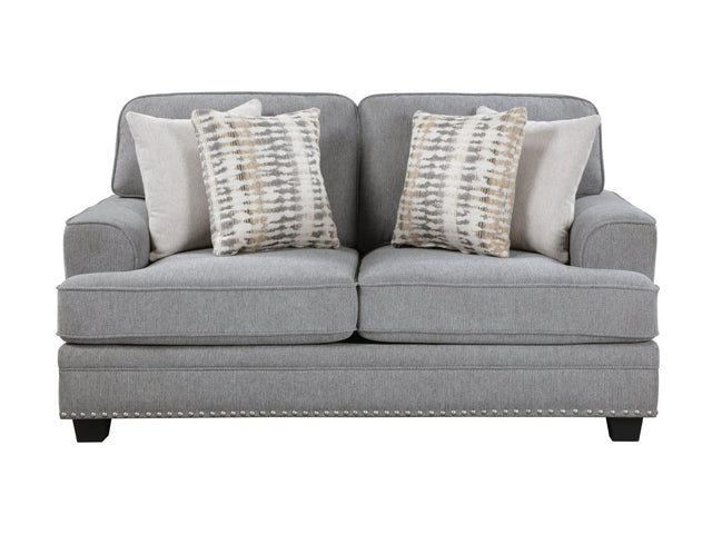 Bradford Gray Loveseat - Ornate Home