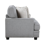 Bradford Gray Loveseat - Ornate Home