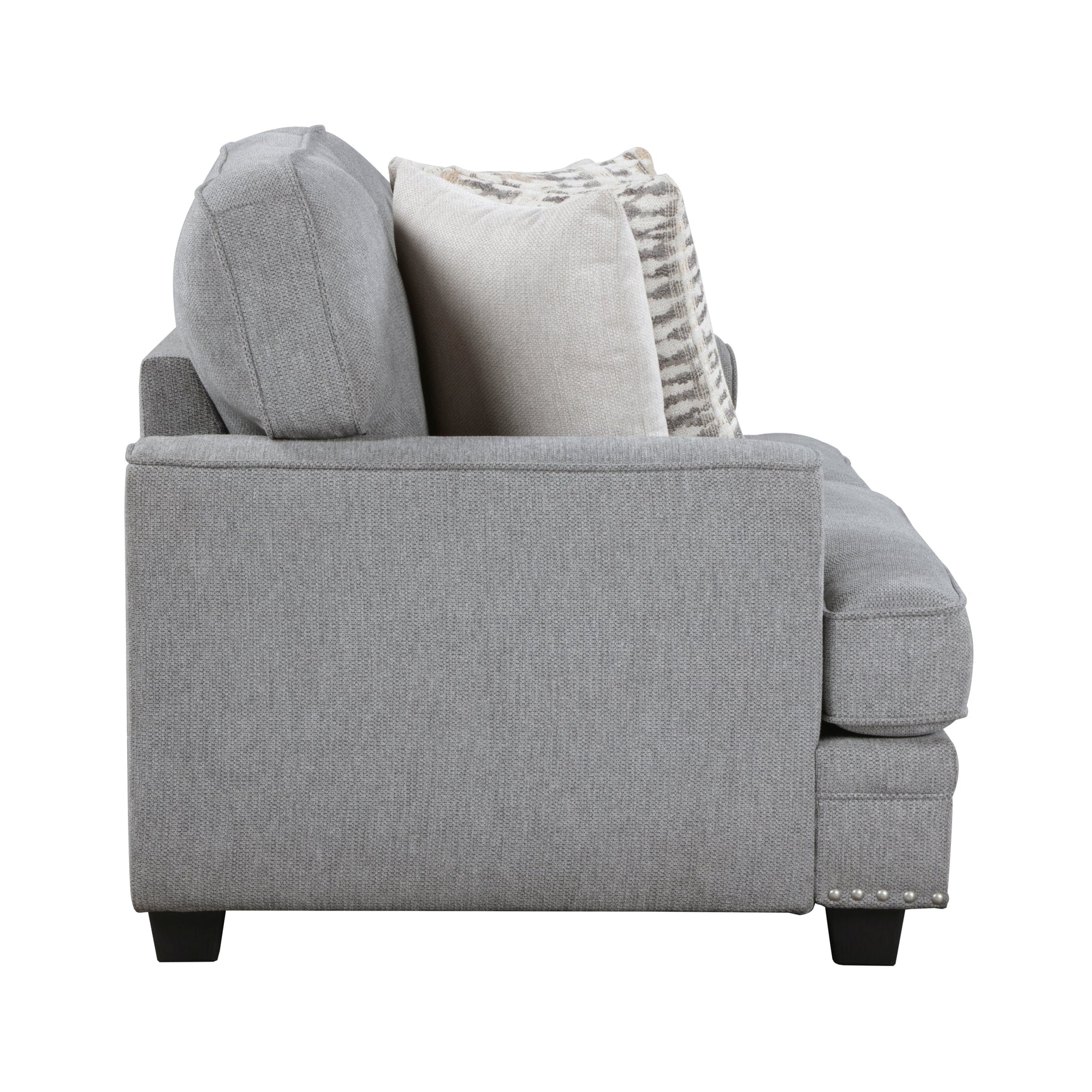Bradford Gray Loveseat - Ornate Home