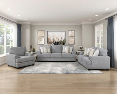 Bradford Gray Loveseat - Ornate Home