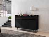 Bradley 53.54 Buffet Stand in Black - Ornate Home