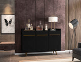 Bradley 53.54 Buffet Stand in Black - Ornate Home