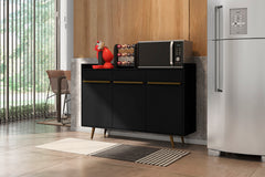 Bradley 53.54 Buffet Stand in Black - Ornate Home