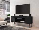 Bradley 62.99 TV Stand in Black - Ornate Home