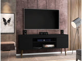 Bradley 62.99 TV Stand in Black - Ornate Home