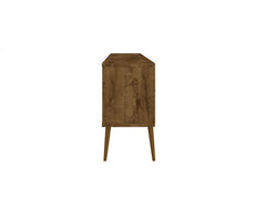 Bradley 62.99 TV Stand in Rustic Brown - Ornate Home