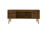 Bradley 62.99 TV Stand in Rustic Brown - Ornate Home