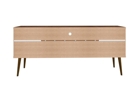 Bradley 62.99 TV Stand in Rustic Brown - Ornate Home