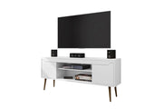Bradley 62.99 TV Stand in White - Ornate Home