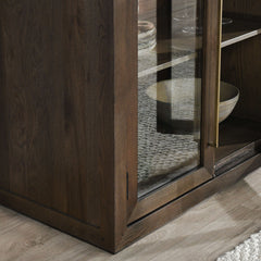 Bradley Cocoa Brown Cabinet - Ornate Home