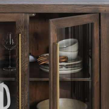 Bradley Cocoa Brown Cabinet - Ornate Home