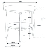 Bradley Grey/Natural 3-Piece Round SmartTop Coffee Table Set - Ornate Home