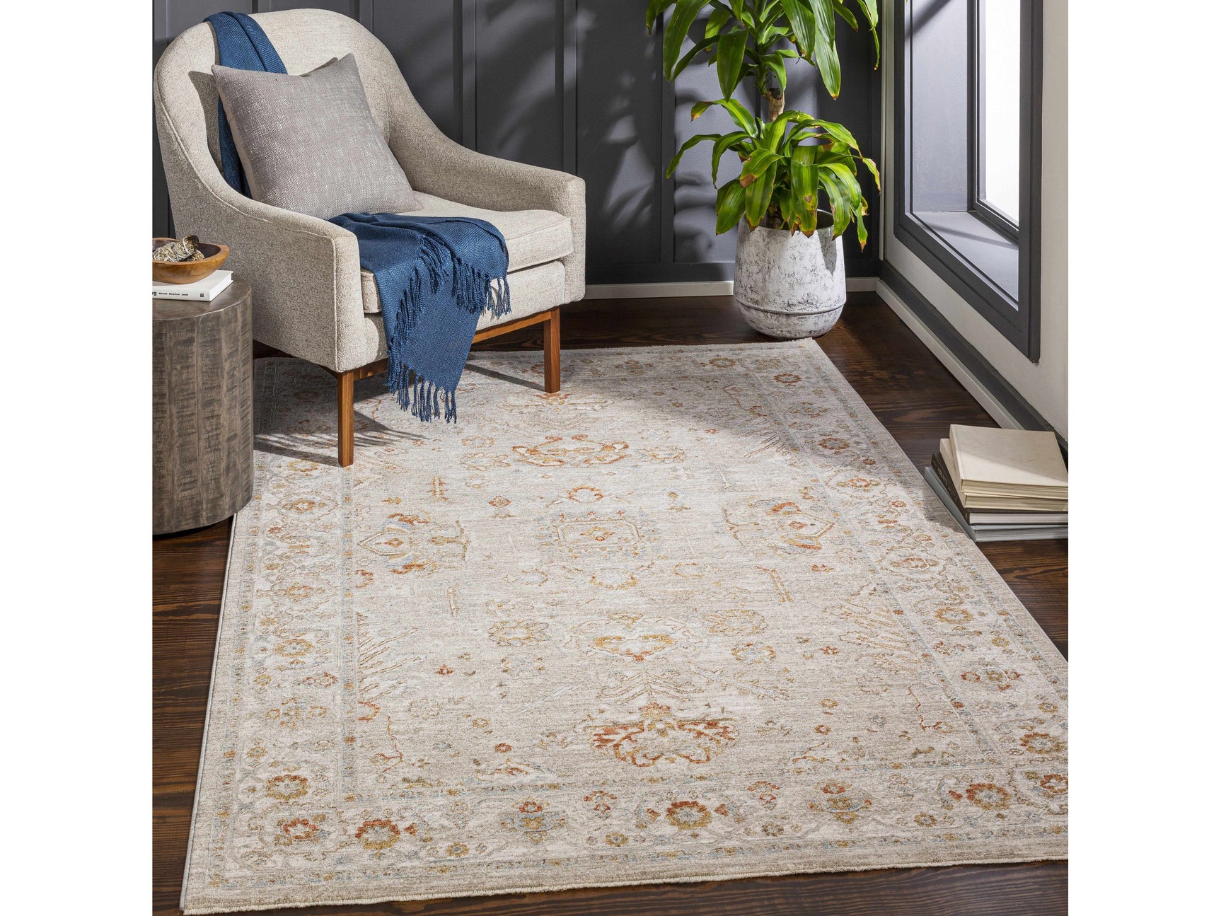 Bradley Oushak Area Rug - Ornate Home