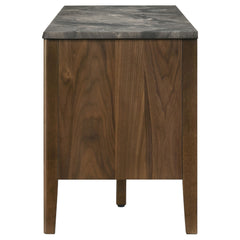 Bradley Smokey Grey/Brown 63-inch 2-Door SmartTop TV Stand - Ornate Home