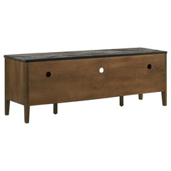 Bradley Smokey Grey/Brown 63-inch 2-Door SmartTop TV Stand - Ornate Home