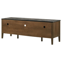 Bradley Smokey Grey/Brown 63-inch 2-Door SmartTop TV Stand - Ornate Home