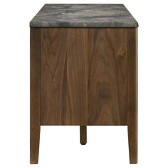 Bradley Smokey Grey/Brown 63-inch 2-Door SmartTop TV Stand - Ornate Home