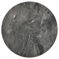 Bradley Smokey Grey/Brown Round SmartTop End Side Table - Ornate Home