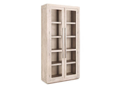 Bradley Whitewash Tall Cabinet - Ornate Home