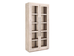 Bradley Whitewash Tall Cabinet - Ornate Home