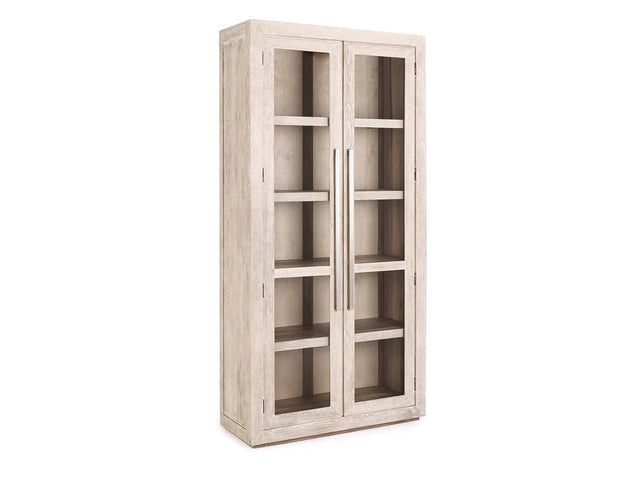 Bradley Whitewash Tall Cabinet - Ornate Home