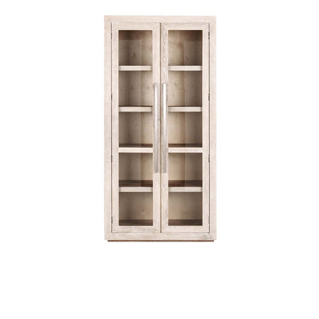 Bradley Whitewash Tall Cabinet - Ornate Home