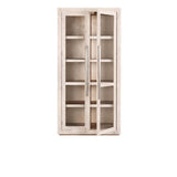 Bradley Whitewash Tall Cabinet - Ornate Home