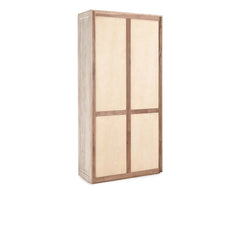 Bradley Whitewash Tall Cabinet - Ornate Home