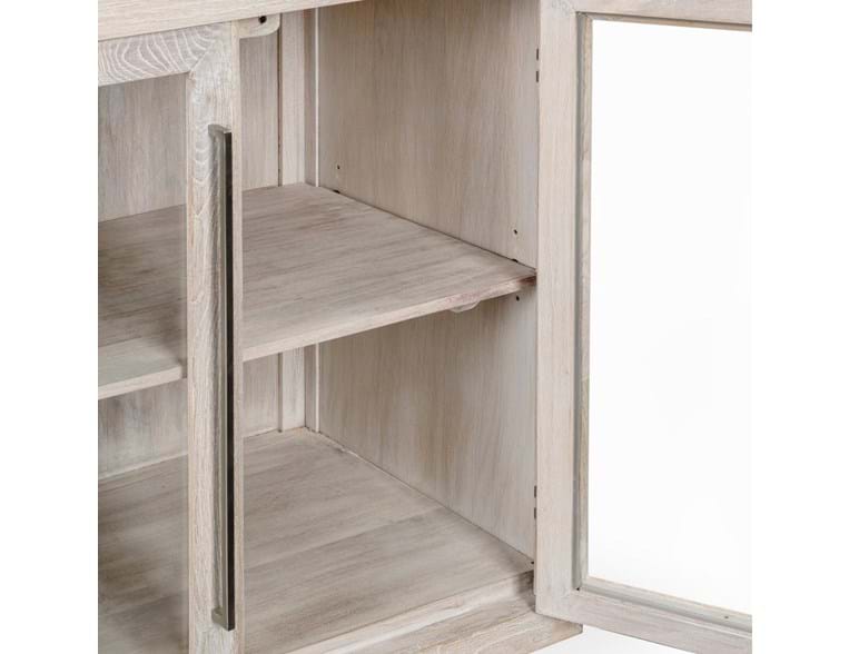 Bradley Whitewashed Cabinet - Ornate Home