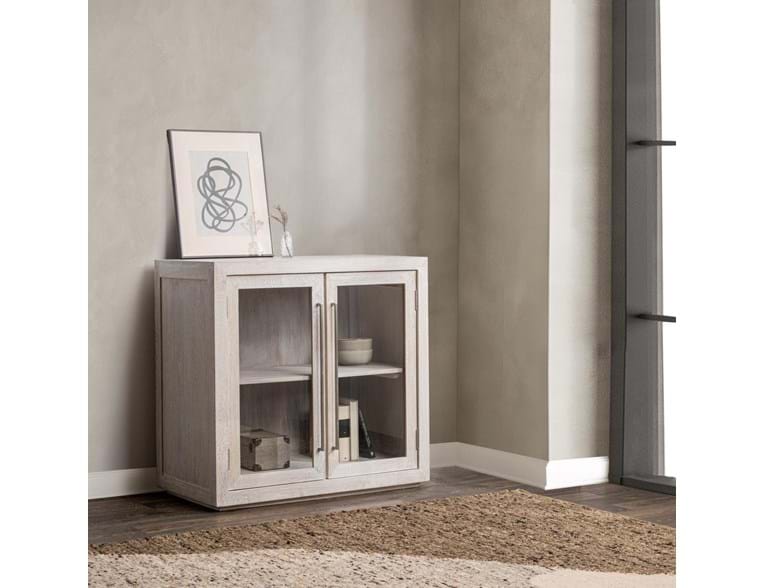 Bradley Whitewashed Cabinet - Ornate Home