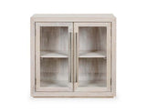 Bradley Whitewashed Cabinet - Ornate Home