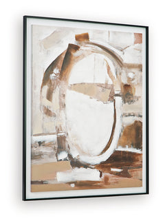 Bradlow Brown/White/Black Wall Art - Ornate Home