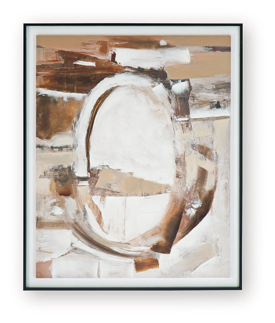 Bradlow Brown/White/Black Wall Art - Ornate Home