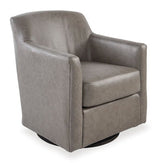 Bradney Fossil Swivel Accent Chair (Online Special Price) - Ornate Home