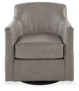 Bradney Fossil Swivel Accent Chair (Online Special Price) - Ornate Home