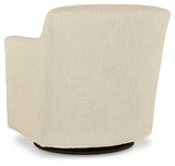 Bradney Linen Swivel Accent Chair (Online Special Price) - Ornate Home