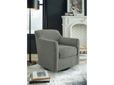 Bradney Smoke Swivel Accent Chair - Ornate Home
