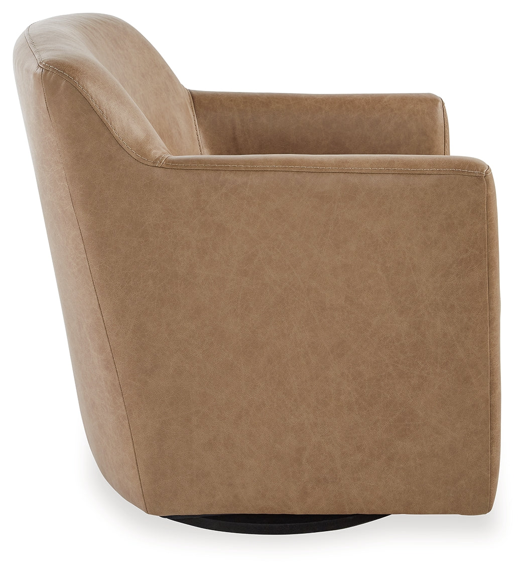 Bradney Tumbleweed Swivel Accent Chair (Online Special Price) - Ornate Home