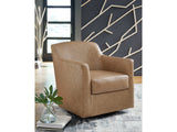 Bradney Tumbleweed Swivel Accent Chair - Ornate Home