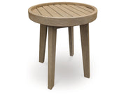 Bradstreet Bay Beige Outdoor End Table - Ornate Home