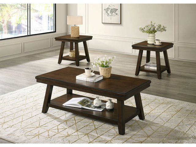 Brady Cappucino End Table - Ornate Home