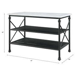 Brahm Kitchen Island - Ornate Home