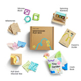 Brain & Hands Playset — Montessori Box (4–6 Months) + Activity Cube - Ornate Home
